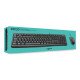 Logitech MK120 clavier + Souris USB AZERTY BE Noir