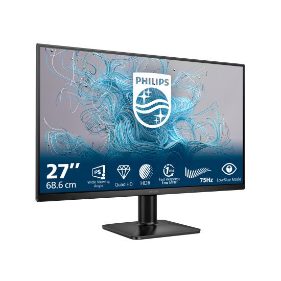 Philips 1000 series 27E2N1500L/00 écran PC 68,6 cm (27") 2560 x 1440 pixels Quad HD LED Noir