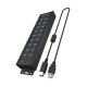 ICY BOX IB-HUB1720-U3 Noir ICY BOX IB-HUB1720-U3 Noir