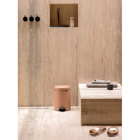 Brabantia NewIcon 5 L Rond Acier Or