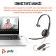 POLY Micro-casque Blackwire 3210 monaural USB-C