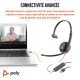 POLY Micro-casque Blackwire 3210 monaural USB-C + adaptateur USB-C/A POLY Micro-casque Blackwire 3210 monaural USB-C + adaptateur USB-C/A