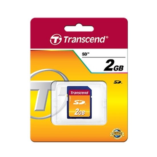 Transcend TS2GSDC carte mémoire SD - 2 GO