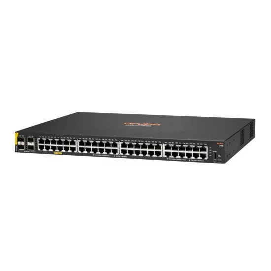 HPE Aruba Networking CX 6100 48G Class4 PoE 4SFP+ 740W Géré L3 Gigabit Ethernet (10/100/1000) Connexion Ethernet POE 1U HPE Aruba Networking CX 6100 48G Class4 PoE 4SFP+ 740W Géré L3 Gigabit Ethernet (10/100/1000) Connexion Ethernet POE 1U