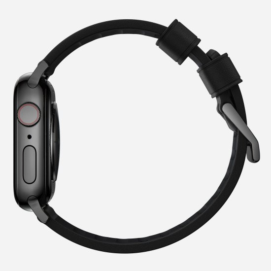 Nomad Active Band Pro Bande Noir Cuir, Acier inoxydable