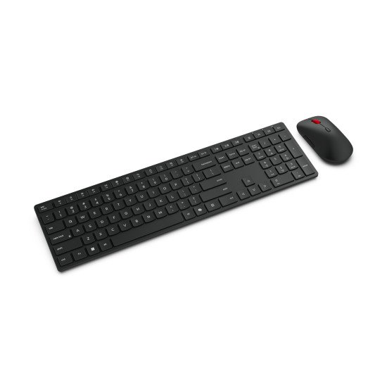 Lenovo 4X31S04814 clavier Souris incluse Bureau RF sans fil + Bluetooth Belge Noir