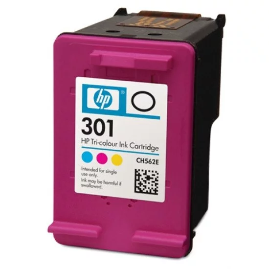 HP 301 / CH562EE Cartouche encre / Cyan, Magenta, Jaune HP 301 / CH562EE Cartouche encre / Cyan, Magenta, Jaune