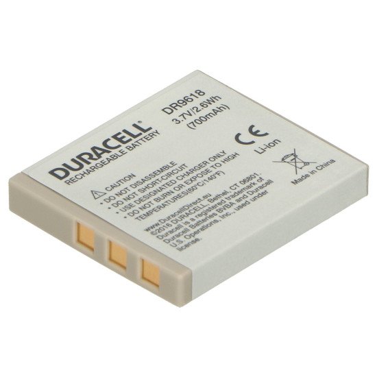 Duracell DR9618 batterie de caméra/caméscope Lithium-Ion (Li-Ion) 700 mAh