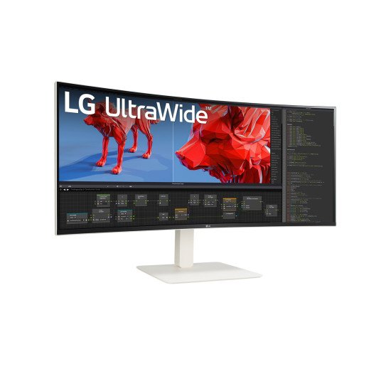 LG 38BR85QC-W écran PC 96,5 cm (38") 3840 x 1600 pixels UltraWide Quad HD+ LCD Blanc