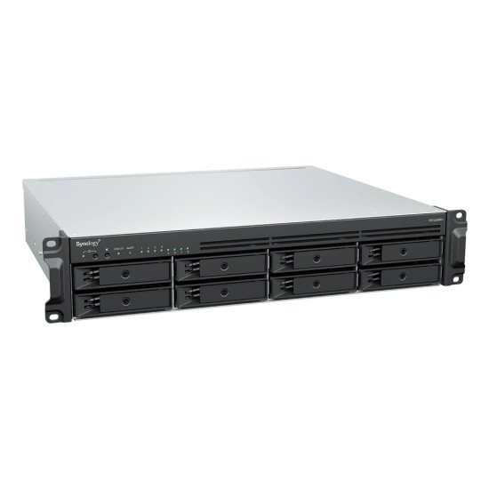 Synology RackStation RS1226RP+ serveur de stockage NAS Rack (2 U) AMD Ryzen V1500B 4 Go DDR4 0 To Synology DSM Noir