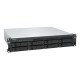 Synology RackStation RS1226RP+ serveur de stockage NAS Rack (2 U) AMD Ryzen V1500B 4 Go DDR4 0 To Synology DSM Noir
