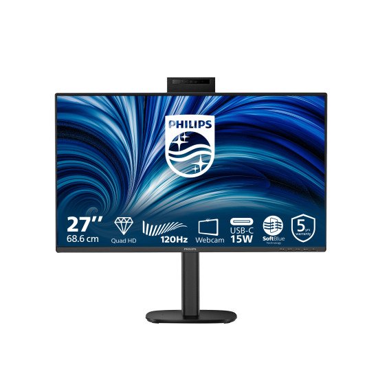 Philips 27B2N3500JH écran PC 68,6 cm (27") 2560 x 1440 pixels Quad HD LCD Noir