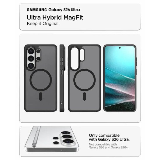 Spigen Ultra Hybrid (MagFit) coque de protection pour téléphones portables 17,5 cm (6.9") Housse Noir