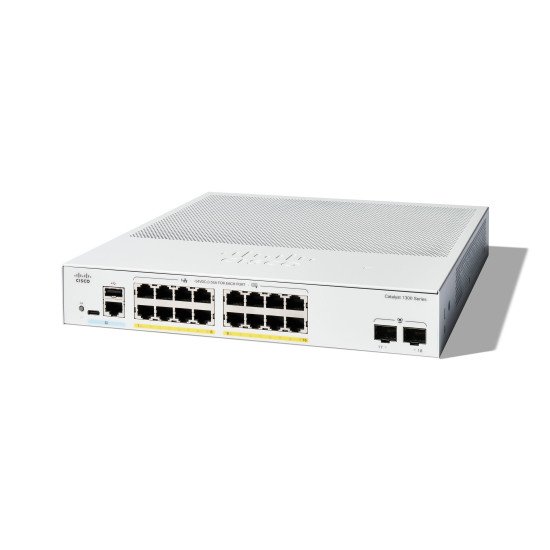 Cisco C1300-16FP-2G commutateur réseau Géré L2/L3 Blanc