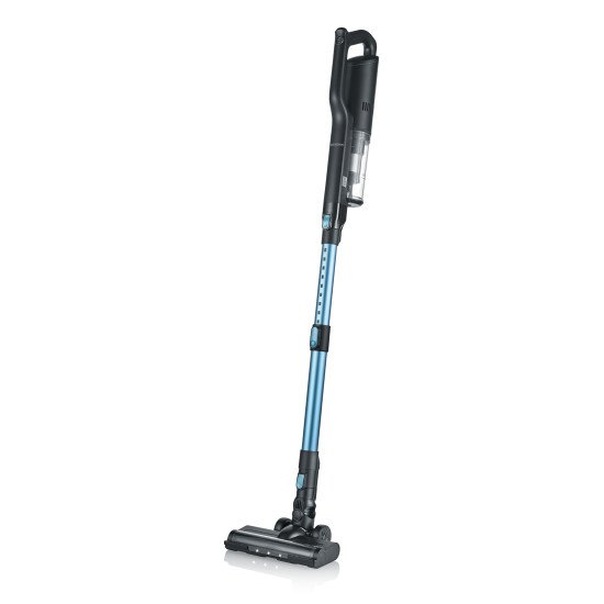Severin HV 7151 aspirateur balai et balai électrique Batterie Sec HEPA Sans sac 300 W Noir, Bleu, Argent 2,2 Ah Severin HV 7151 aspirateur balai et balai électrique Batterie Sec HEPA Sans sac 300 W Noir, Bleu, Argent 2,2 Ah