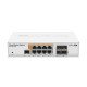 Mikrotik CRS112-8P-4S-IN commutateur réseau Gigabit Ethernet (10/100/1000) Connexion Ethernet POE Blanc