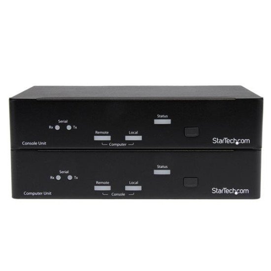 StarTech.com Extendeur de Console KVM par Fibre Optique Multi-Mode avec DVI, USB, Série et Audio