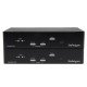 StarTech.com Extendeur de Console KVM par Fibre Optique Multi-Mode avec DVI, USB, Série et Audio