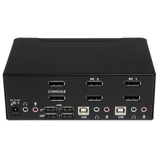 StarTech.com Commutateur KVM 2 Ports DisplayPort, USB et Audio - Switch KVM - 2560x1600