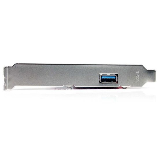 StarTech.com Carte Contrôleur PCI Express vers 2 Ports USB 3.0 avec Support UASP - Carte PCIe - 1 Interne 1 Externe