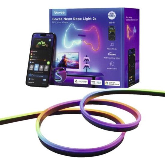 Govee 120180 éclairage intelligent Éclairage mural intelligent Wi-Fi/Bluetooth 48 W