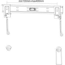 Newstar PLASMA-W840 Support mural tv