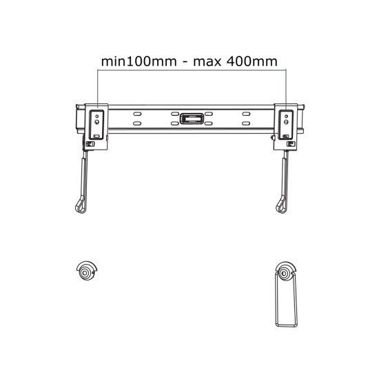 Newstar PLASMA-W840 Support mural tv Newstar PLASMA-W840 Support mural tv