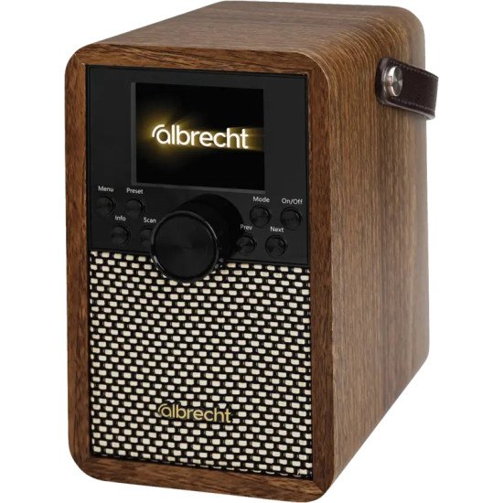 Albrecht DR710 Portable Numérique Bois