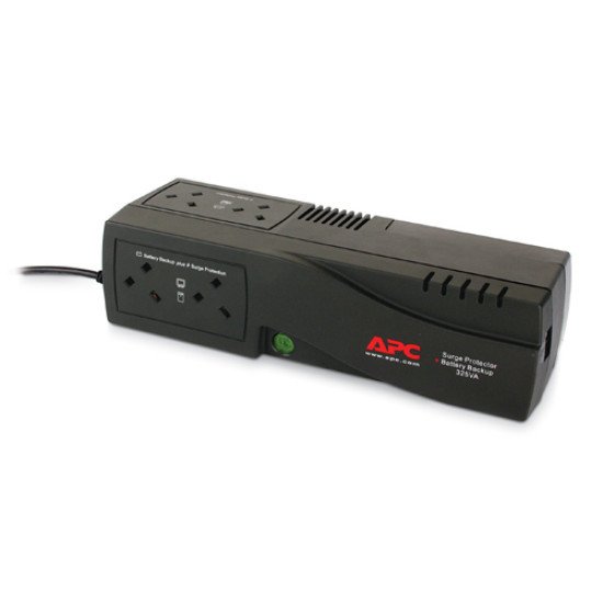 APC Back-UPS 325, UK alimentation d'énergie non interruptible 325 VA 185 W 4 sortie(s) CA APC Back-UPS 325, UK alimentation d'énergie non interruptible 325 VA 185 W 4 sortie(s) CA