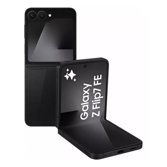 Samsung Galaxy Z Flip7 FE 17 cm (6.7") Double SIM Android 16.0 5G USB Type-C 8 Go 128 Go 4000 mAh Noir Samsung Galaxy Z Flip7 FE 17 cm (6.7") Double SIM Android 16.0 5G USB Type-C 8 Go 128 Go 4000 mAh Noir