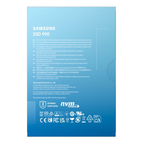 Samsung SSD Interne 990 NVMe™ PCIe® 4.0 1To
