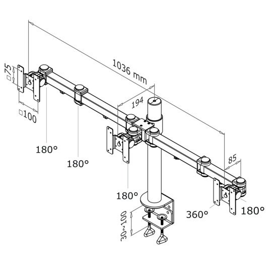 Newstar FPMA-D960D3 Support bureau