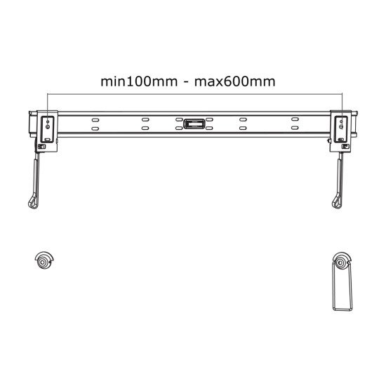 Newstar PLASMA-W860 support mural tv Newstar PLASMA-W860 support mural tv