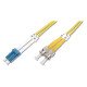 Digitus DK-2931-01 câble de fibre optique 1 m LC ST Jaune