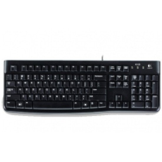 Logitech K120 Clavier USB QWERTY US Noir