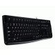 Logitech K120 Clavier USB QWERTY US Noir