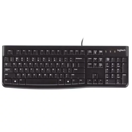 Logitech K120 clavier USB QWERTY ES Noir Logitech K120 clavier USB QWERTY ES Noir