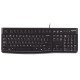 Logitech K120 clavier USB QWERTY ES Noir