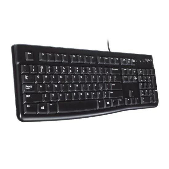 Logitech K120 clavier USB QWERTY ES Noir Logitech K120 clavier USB QWERTY ES Noir