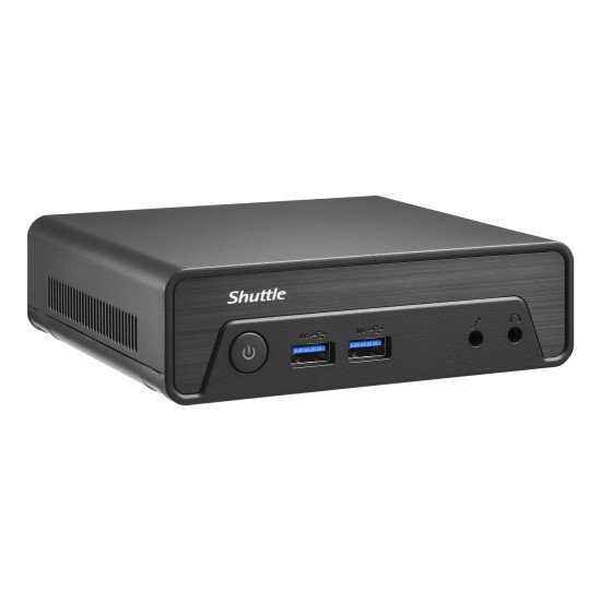 Shuttle Nano-PC NE10N, Intel N100, 1x HDMI, 1x DP, 6x USB, 1x LAN, FANLESS, 24/7, VESA