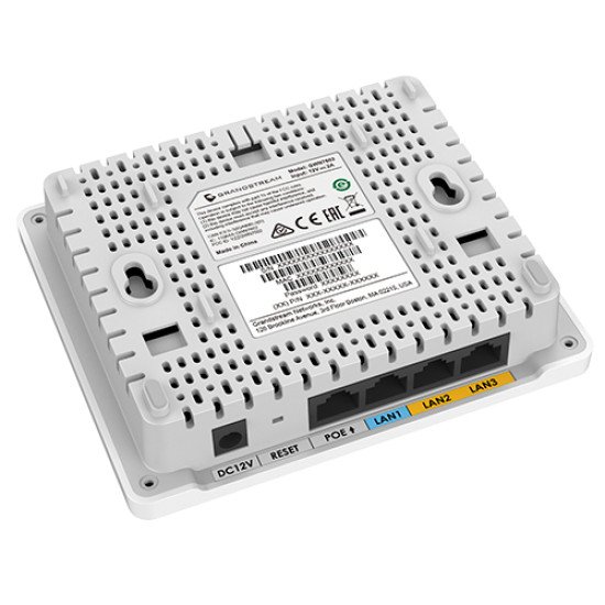 Grandstream Networks GWN7604 point d'accès réseaux locaux sans fil 867 Mbit/s Blanc Connexion Ethernet POE Grandstream Networks GWN7604 point d'accès réseaux locaux sans fil 867 Mbit/s Blanc Connexion Ethernet POE