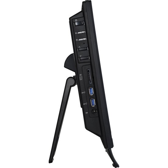 MSI Pro AP162T ADL-019DE Intel® N N100 39,6 cm (15.6") 1920 x 1080 pixels Écran tactile PC All-in-One 4 Go DDR4-SDRAM 128 Go SSD Windows 11 Pro Wi-Fi 5 (802.11ac) Noir