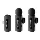 BOYA Système de microphone sans fil BY-V2.0 2,4 GHz 2,4 GHz