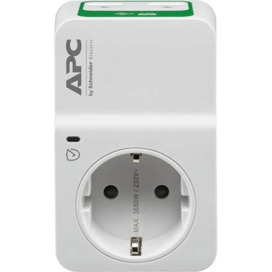 APC PM1WU2-RS protection surtension 1 sortie(s) CA 230 V Blanc