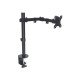 Manhattan Support de bureau pour TV/moniteurs (Bras articulé), écrans 13" à 27", fixation à l'arrière par pince, Compatibilité VESA : 75x75 et 100x100 mm (vérifiez les dimensions des quatre trous de fixation à l'arrière), charge max. 8 kg