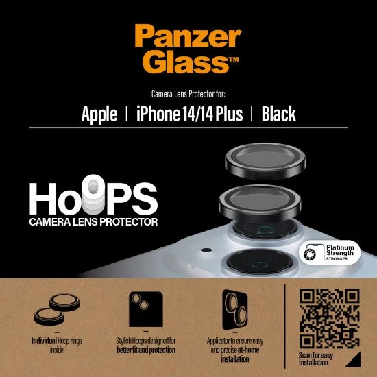 PanzerGlass Camera Rings iPhone 14/14 Plus Protection d'écran transparent Apple 1 pièce(s) PanzerGlass Camera Rings iPhone 14/14 Plus Protection d'écran transparent Apple 1 pièce(s)