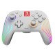 PDP Afterglow Wave Blanc USB Manette de jeu Analogique/Numérique Nintendo Switch, Nintendo Switch Lite, Nintendo Switch OLED