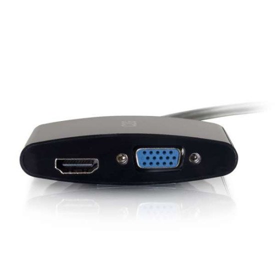 C2G 80935 adaptateur et connecteur de câbles Mini DisplayPort HDMI + VGA