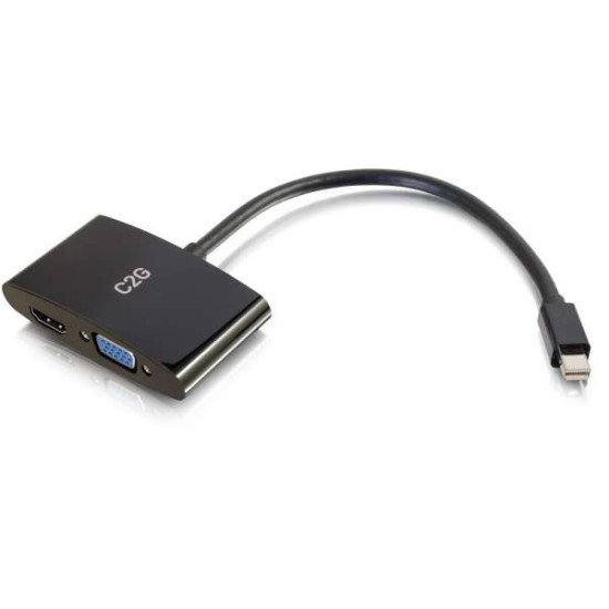 C2G 80935 adaptateur et connecteur de câbles Mini DisplayPort HDMI + VGA