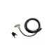 Port Designs 901215 câble antivol Noir, Argent 1,55 m